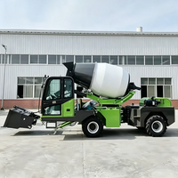 Camión Mezclador de Concreto Autocargable de 4m³ con Bomba de Limpieza de Alta Presión y Sistema de Tambor Autolimpiante para Construcción