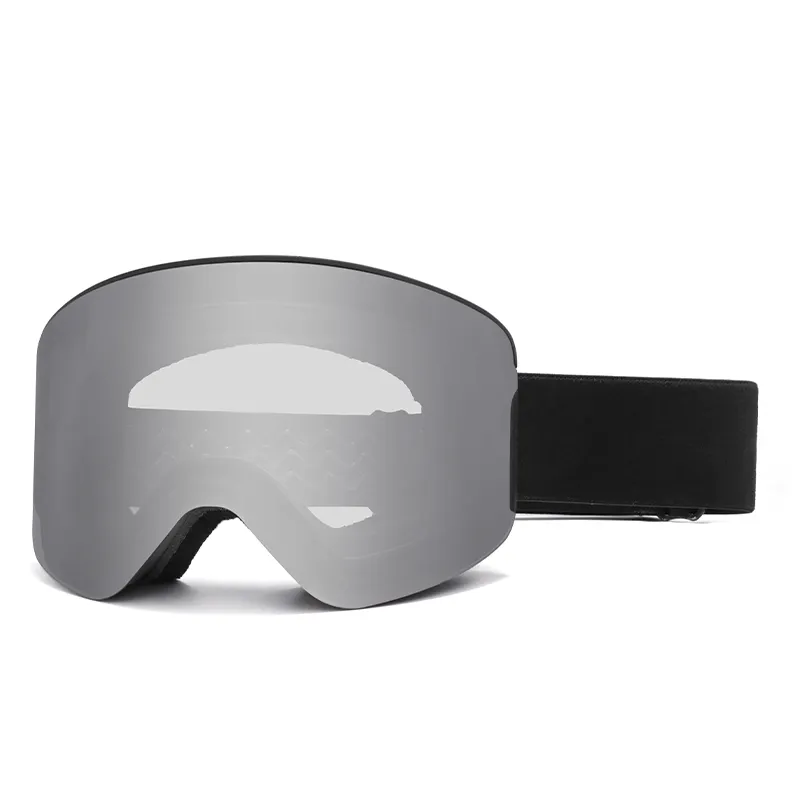 Stile moderno e occhiali da neve compatibili con casco nuova protezione alla moda con lente magnetica cyclindrial polarizzata uv400