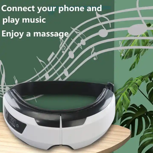 便携式眼部按摩器，带空气压缩热疗和蓝牙音乐功能 - Product Image 4