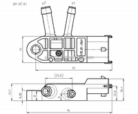 Sensore di Pressione Differenziale dei Gas di Scarico 0281006207 per Camion Pesanti, Trasduttore DPF 0281006207