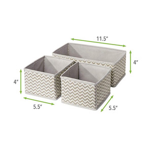 Cassetto del comò in tessuto morbido per la casa e cestino dell'organizzatore dell'armadio per la camera da letto - Product Image 2