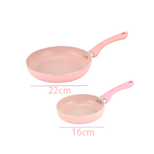 Sartén y cazuela de aluminio para el hogar, sartén antiadherente, sartén de granito, inducción - Product Image 1