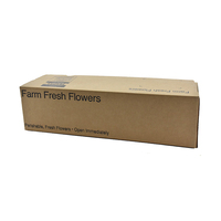 Boîte de livraison de fleurs de plantes vivantes ondulées personnalisées Boîte d'expédition de fleurs pour bouquets
