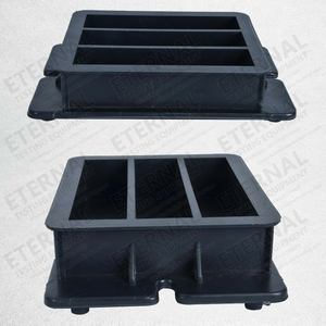 40x40x160mm tres bandas prismas molde laboratorio mortero plástico estampado moldes de hormigón - Product Image 6