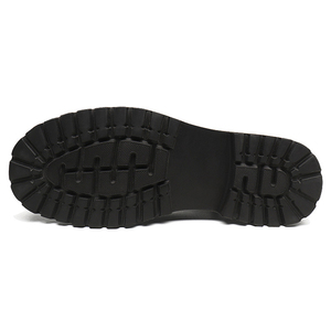 Tobillo de cuero genuino resistente al desgaste para hombre, forro de piel de Oveja Negra <span class=keywords><strong>Chelsea</strong></span>, cálido para invierno, hecho a mano, transpirable, antideslizante, para viajes - Product Image 3