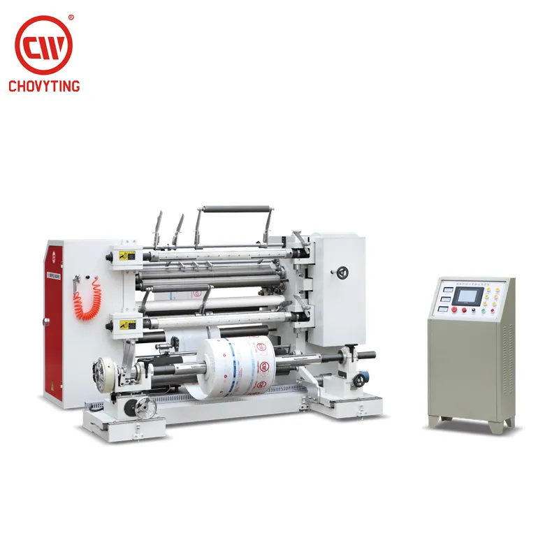 jumbo paper coil slitter laminated foil slitting and rewinding machine