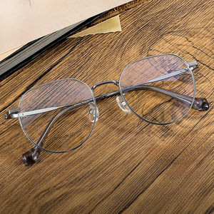 Monture de lunettes ronde vintage pour étudiants, ultralégère, pour myopie - Product Image 2