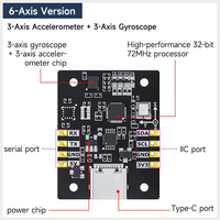 Module IMU AHRS Yahboom 6/9/10 axes, capteur d'attitude haute précision pour le développement de robots ROS et voitures intelligentes