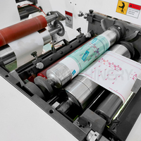4 6 8 10 couleurs machine d'impression horizontale de type unité flexographique pour étiquette adhésive uv bopp papier