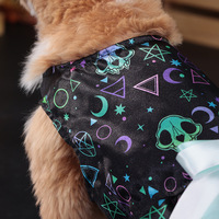 Costume d'Halloween pour chien, tenue citrouille et crâne, vêtements de fête pour animaux de compagnie, robe de fête pour chiens et chats