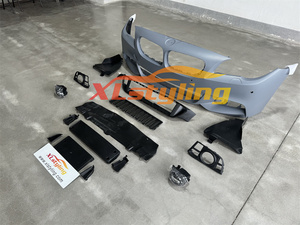 Xlstyling xe MT M-TECH m-thể thao chuyển đổi cơ thể Kit trước Bumper với sương mù ánh sáng cho BMW F10 LCI BodyKit nâng cấp Facelift - Product Image 3