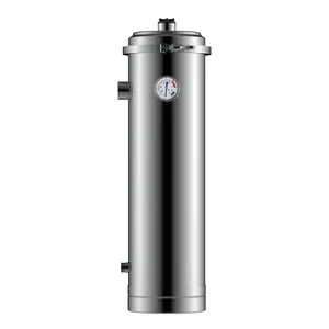 Purificador de agua de ultrafiltración con abrazadera vertical de acero inoxidable para purificación de agua de pozo y barro amarillo