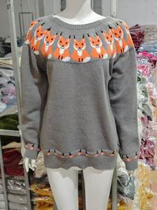 Suéter Floral para Mujer 2026, Otoño Invierno, Estilo Vintage, Manga Larga, Tejido de Punto - Product Image 3