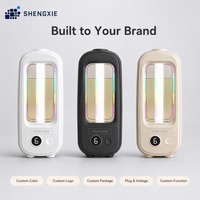 Diffuseur d'arômes et humidificateur 300 ml à ultrasons, brume froide, machine à huiles essentielles, lumière RGB, minuterie, pour la maison et la chambre, vente en gros, OEM
