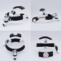 HFMED 2.5x 3.5x Loupes de grossissement pour phares chirurgicaux Dentisit Équipement de laboratoire Lampe frontale d'examen