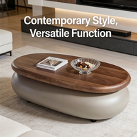 Tables basses classiques en bois et table basse moderne en bois multifonctionnelle avec rangement pour petit appartement