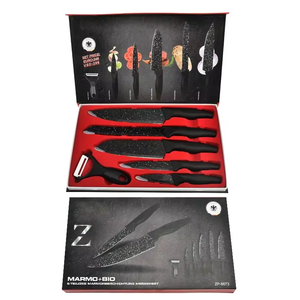 ชุดมีดคุณภาพดี 6 ชิ้น ชุดมีดสแตนเลส ชุดเครื่องมือ - Product Image 3