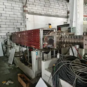 Máquina de extrusión de láminas de PET usada, máquina de termoformado de plástico PE PP, planta incluida, motor