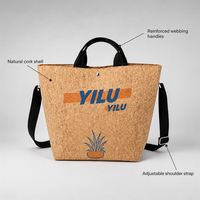 Sac fourre-tout en toile de coton pliable YILU de haute qualité, imprimé lettres, avec poignées longues et fermeture éclair, taille personnalisable