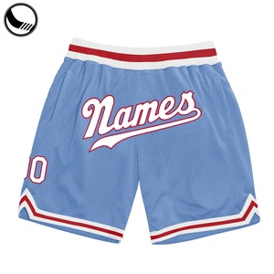 Shorts de basketball respirants à séchage rapide en maille polyester avec logo personnalisé de la marque Athletic Works pour hommes, imprimés et dotés d'une poche latérale - Product Image 5