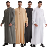 Vêtements Musulmans Vente Directe d'Usine Islamique Al Aseel Robe de Dubaï de Haute Qualité Arabie Jubbah Saoudienne Marocaine Thobe pour Hommes