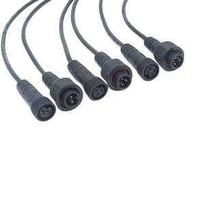 Wavelink M14公/母防水电缆<span class=keywords><strong>2</strong></span>/3/4针，用于发光二极管户外照明设备船用和汽车线束 - Product Image 1