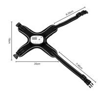 Collier de Containment Électronique Intelligent 2-en-1 Anti-Perte pour Animaux de Compagnie, Harnais Étanche avec GPS Sans Fil pour Chien