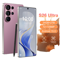 Nouveau Smartphone Android 14 S26 Ultra 5G CDMA Original de Haute Qualité 2026, Double SIM, 16 Go + 1 To, 108 MP