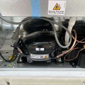 Réfrigérateur à congélateur supérieur 220V50HZ en acier inoxydable, 300L, refroidissement par air, deux portes, prix abordable, couleur argent - Product Image 6