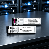 Module optique SFP+ BiDi 10G SFP-10G-BX20U/BX20D-AL Tx1270/Rx1330 20km LC Monofibre