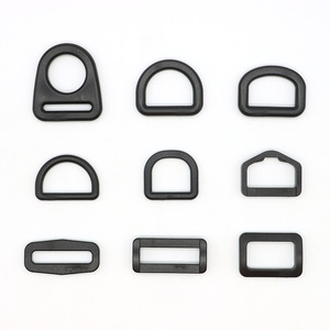 Hebilla de Plástico con Anillo en D Negra para Ajuste de Bolsos, Componente de Ferretería Duradero - Product Image 4
