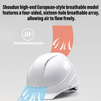 Casque de sécurité industriel en ABS, réglable, pour les travailleurs de la construction, avec logo personnalisé