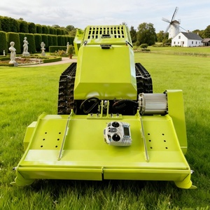 Tondeuse à gazon robotisée à télécommande CE EPA, vente chaude, quatre temps, essence, chenilles, pente, tout terrain - Product Image 4