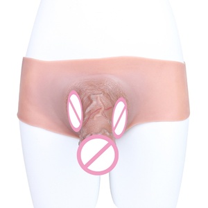 Calzoncillos de Silicona FAAK con Prepucio Realista, Pantalones con Dildo Hueco, Masturbador Masculino, Juguetes Sexuales para Hombres, Alargador de Pene - Product Image 5