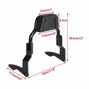 Mini Sissy Bar Compatibile con <span class=keywords><strong>Moto</strong></span> Touring HD dal 2014 in Poi, Schienale Passeggero a Profilo Ribassato, Accessori <span class=keywords><strong>per</strong></span> Road Glide e Street Glide - Product Image 5