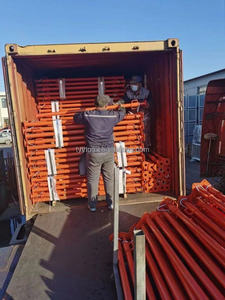 建筑室内室外使用Q235钢穿过可移动梅森梯子框架脚手架 - Product Image 2