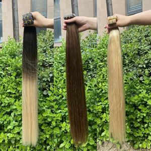 ผมต่อแบบเทป 10A เกรดเวฟท์ แบนสองด้าน ไฮไลท์สีธรรมชาติ  แบบมองไม่เห็นรอยต่อ ผมแท้บราซิล เรมี่ เวอร์จิ้น - Product Image 6
