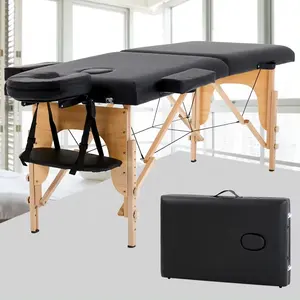 Hochey Portable Massage Table Professional Folding Aesthetic Spa Tattoo Stretchers Couch Beauty Salon Foldable Massage Bed