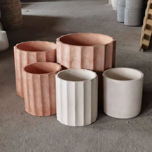 กระถางปลูกต้นไม้หินไฟเบอร์แบบคลาสสิกใช้ในร่ม/กลางแจ้ง - Product Image 3