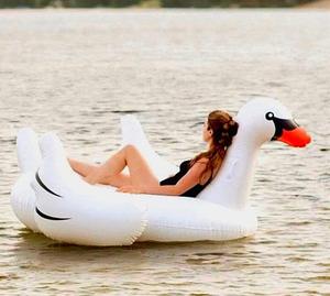 Flotador Inflable <span class=keywords><strong>en</strong></span> Forma de <span class=keywords><strong>Cisne</strong></span>, Color Blanco, de Vinilo/PVC, Capacidad <100kg, para Piscina o <span class=keywords><strong>Lago</strong></span>, Venta Caliente de Fábrica Waterhan - Product Image 2