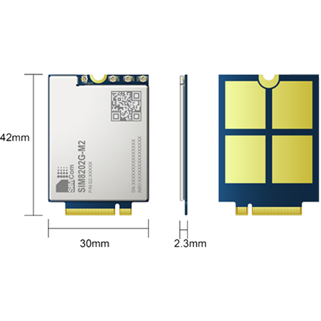 The SIM8202X-M2 Is the Multi-Band 5G NR/LTE-FDD/LTE-TDD/HSPA+ Module Which Supports R15 5G NSA/SA