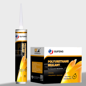Mastic polyuréthane (PU) GUFENG pour <span class=keywords><strong>pare</strong></span>-<span class=keywords><strong>brise</strong></span>, collage de vitres automobiles, pâte blanche/noire, utilisation en menuiserie, construction, transport - Product Image 4