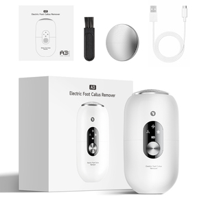 CURVY MOON Outil de pédicure <span class=keywords><strong>professionnel</strong></span> rechargeable pour éliminer les peaux mortes des pieds, outil de soin des pieds, éliminateur de callosités électrique - Product Image 1