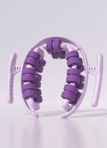 Nouveau 2026 Rouleau de massage des jambes extensible à sept roues pour la relaxation corporelle et l'exercice, avec pince de massage des mollets - Product Image 5