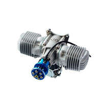 Moteur à essence bicylindre à deux temps GP123 V2 123CC 12HP haute performance pour modèle d'avion RC