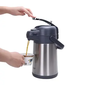 3L 3L 304 paslanmaz çelik vakum yalıtımlı sıcak soğuk içecek su içmek için Airpot kahve dağıtıcı otel restoran parti