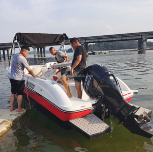 FLIT-580 Vente directe d'usine, bateau de sport et de pêche en fibre de verre de 19 pieds avec moteur - Product Image 3