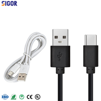 Câble USB Type-C 3A 60W pour charge rapide et transfert de données, 1m, gaine en PVC avec blindage tressé pour iPhone, Android, ordinateur, écouteurs