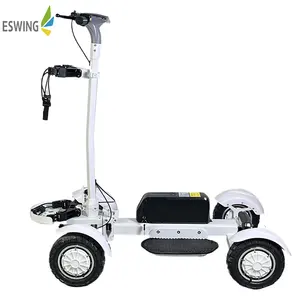 Eswing 최신 4 륜 구동 전기 골프 카트 접이식 이동성 스쿠터 2400W 전력 최대 속도 25 km/h 전기 골프 카트