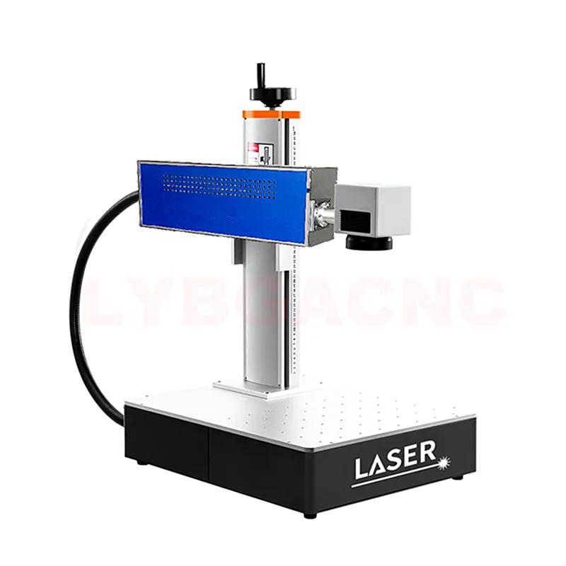 Mini Ultraviolett strahl Lila Kalt licht 5W 3W UV-Laser Metall glas Markierung maschine 40W 30W CO2 Metallrohr laser mit Drehachse